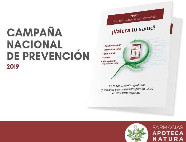 ¡Valora tu salud! – Campaña Apoteca Natura